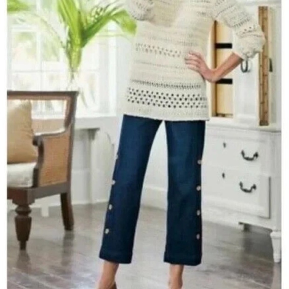 Soft Surroundings Crop Jeans